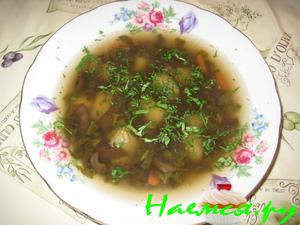 Весенний суп с крапивой (постный)