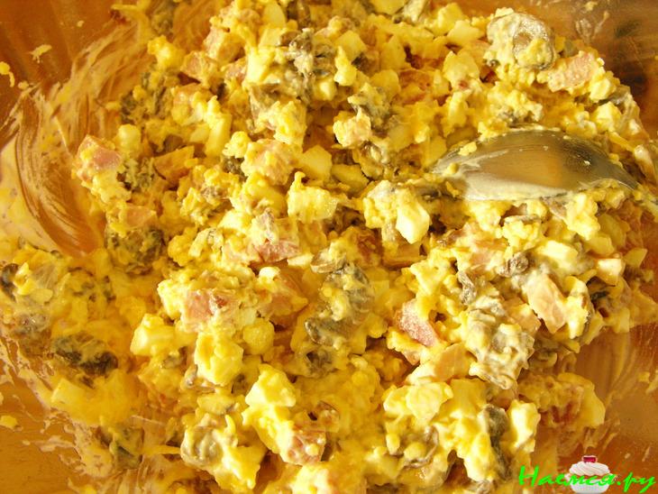 Салат с ветчиной &laquo;Изумрудный&raquo;