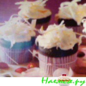 Шоколадные кексы в ароматной глазури