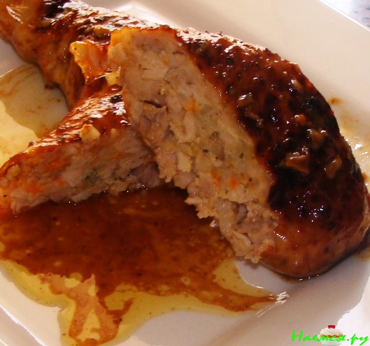 Фаршированные окорочка с соевым соусом