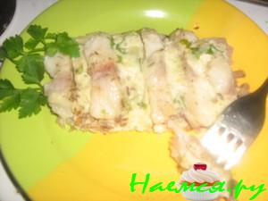 Рыба запеченная с гарниром