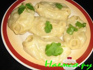 Манты с нежной, рыбной начинкой