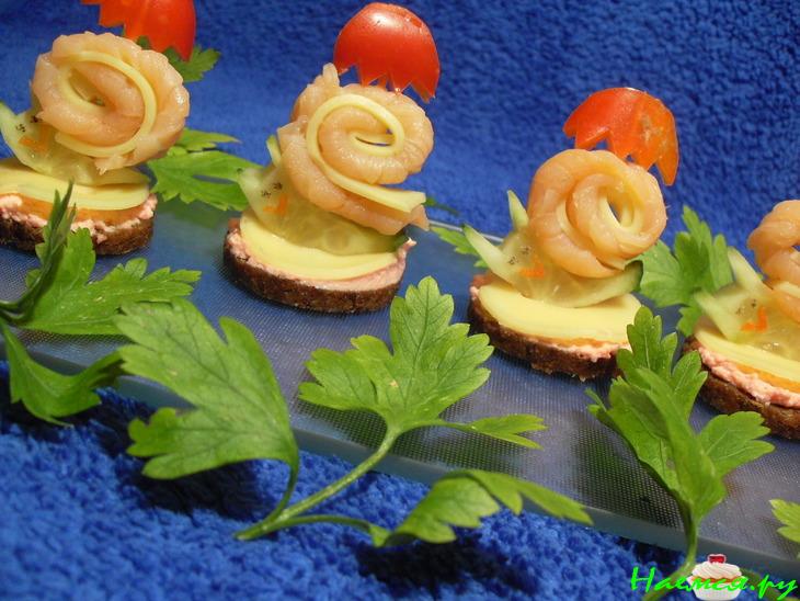 Канапе "улитки"