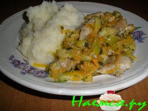 Курочка с кабачками