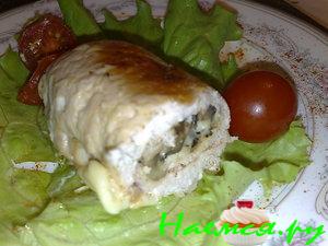 Куриные рулетики в фольге