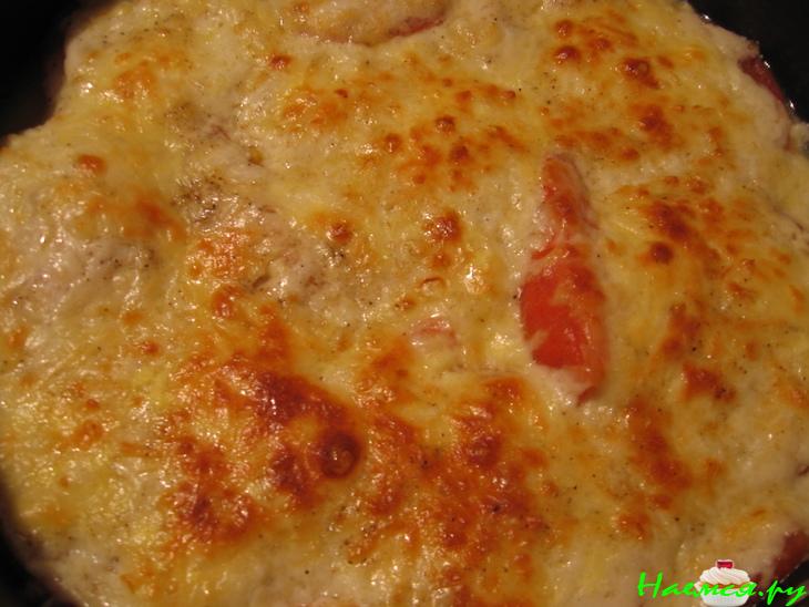 Помидоры запеченные с сулугуни