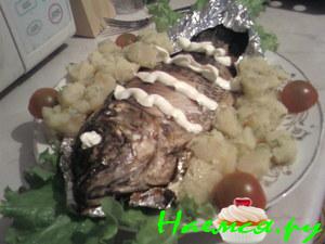 Рыба Телапия запечённая