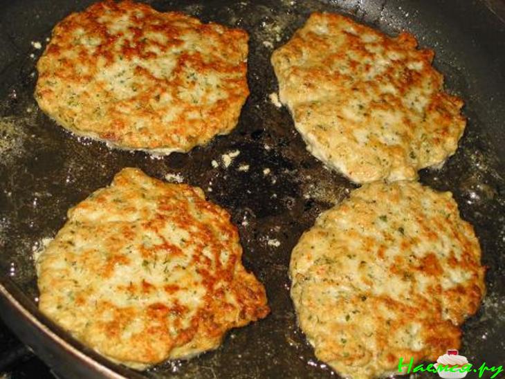 Оладьи из мяса