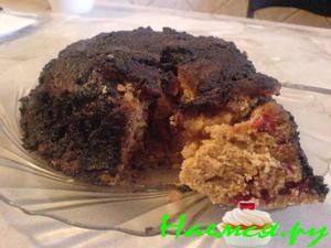 Кекс кофейный со смородиной