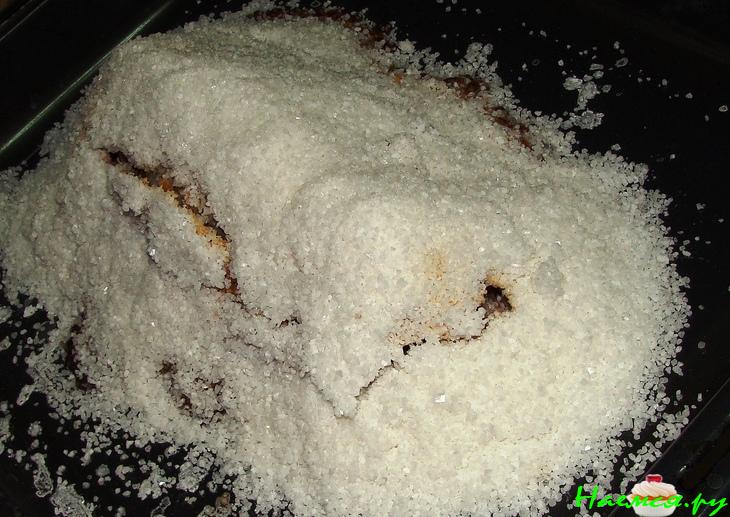 Мясо запечённое в соли...