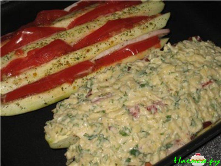 Баклажаны с беконом под сырной корочкой