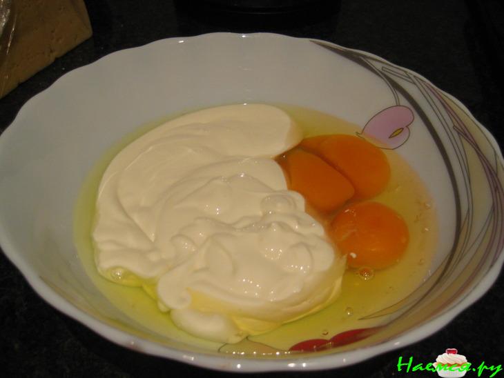 Запеканка из брокколи и спаржи