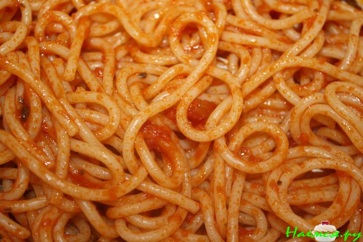 Спагетти с итальянской заправкой Спагетти с итальянской заправкой