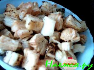 Сухарики с аджикой и приправкой