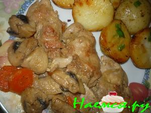 Курица в сметанно-горчичном соусе