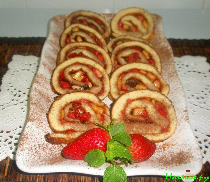 Фруктовый рулетик