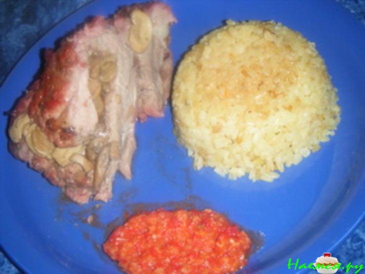 Свиная Шейка фаршированная под Пикантным Маринадом