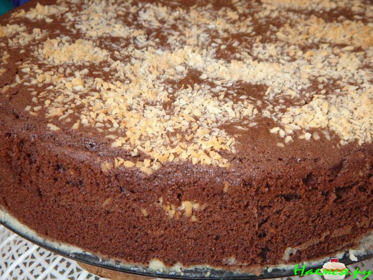 Шоколадно - кокосовый торт (турецкий шоколадный пирог)