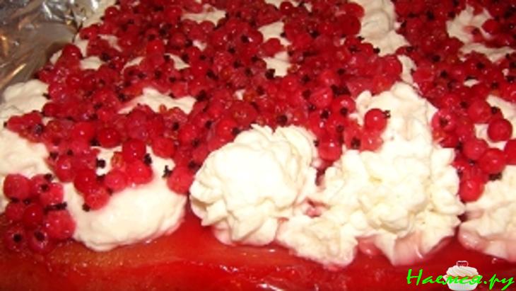 Пирог 'Красное и белое'