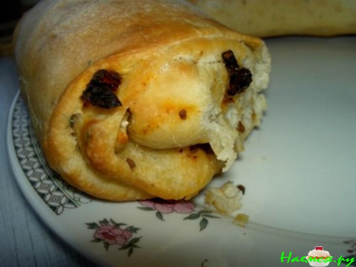 Фокачча с сушеными томатами