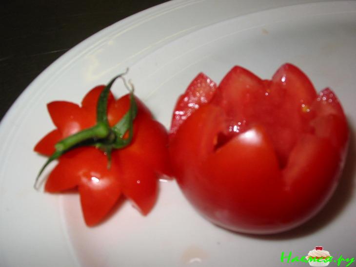 Фаршированные сыром помидоры