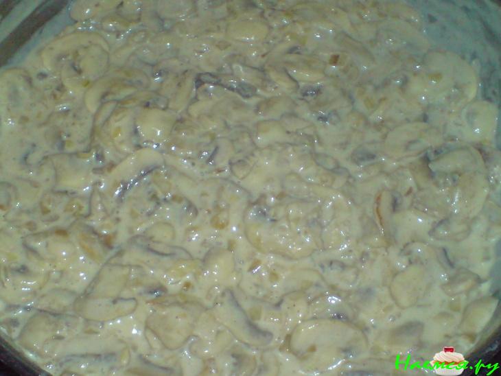 Пирог с шампиньонами, луком и сыром Пирог с шампиньонами, луком и сыром