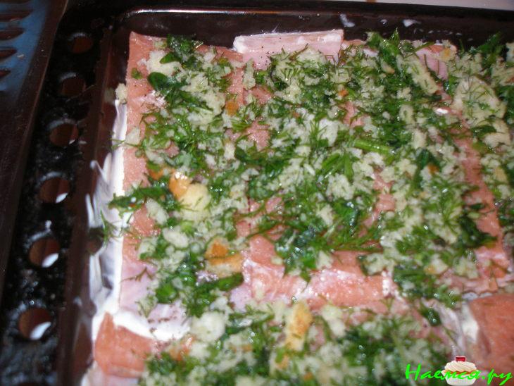 Рыбка под виноградным соусом