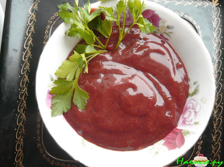 Фиолетовый соус для креветок Фиолетовый соус для креветок