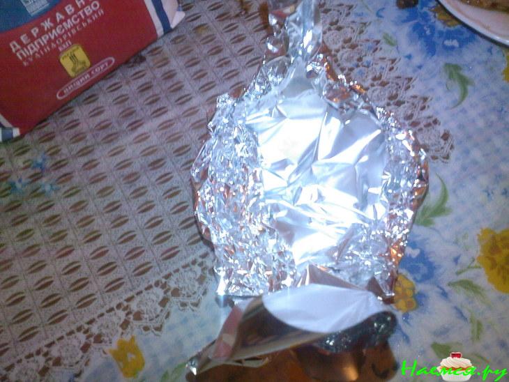 Запеченная рыбка с грибами Запеченная рыбка с грибами