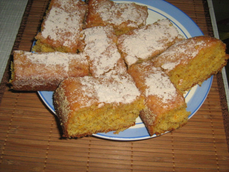 Морковный кекс на сметане с корицей Морковный кекс на сметане с корицей