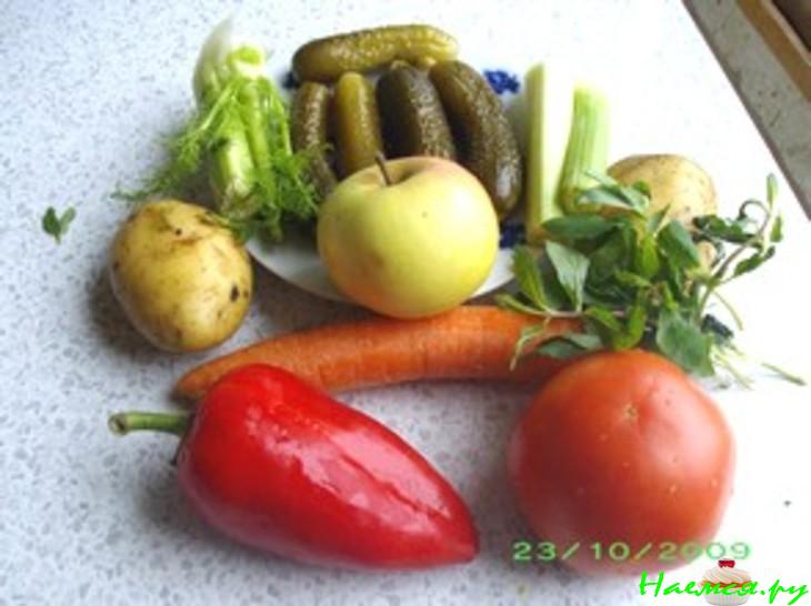 Рассольник с мятой (мой вариант) Рассольник с мятой (мой вариант)