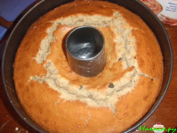 Орехово-шоколадный кекс к чаю