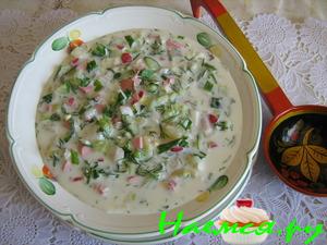 Окрошка на айране