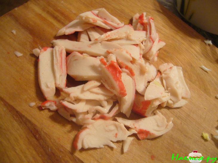 Салатик лёгкий крабовый Салатик лёгкий крабовый