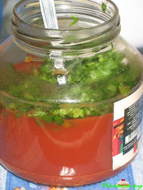 Соус томатно-чесночный к жареной курочке