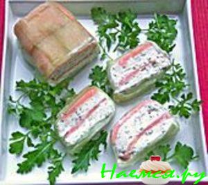 Террин с лососем