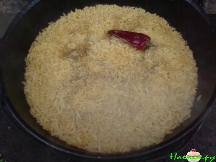 Плов с говядиной и зарой Плов с говядиной и зарой