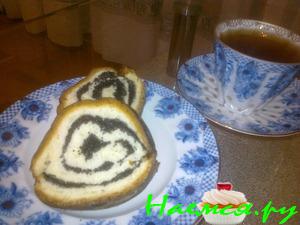 Маковый рулет к чаю