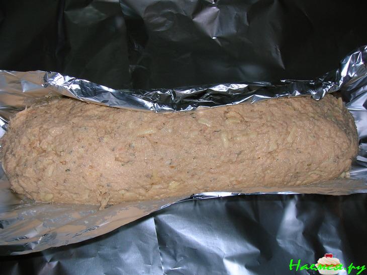 Рулет сырно-рыбный