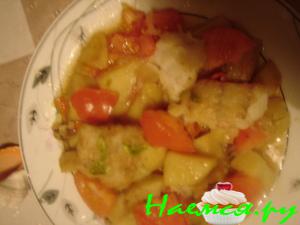 Рагу из морской рыбы Рагу из морской рыбы