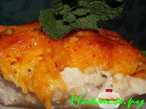 Куриные отбивные под морковной шубкой Куриные отбивные под морковной шубкой