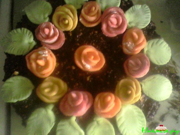 Торт "Птичье молоко" в моем исполнении