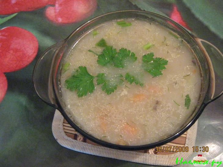 Супчик дня с шампиньонами и лисичками Супчик дня с шампиньонами и лисичками