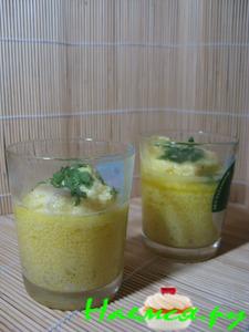 Омлет в стакане с разными начинками