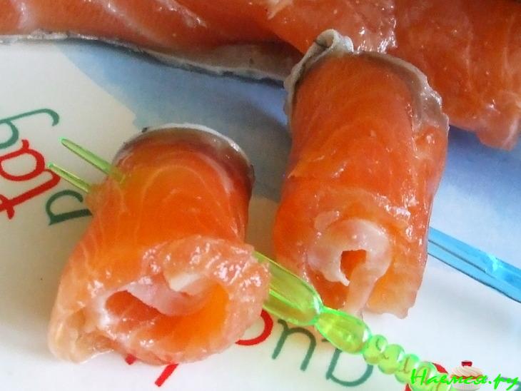 Свежесолёный лосось