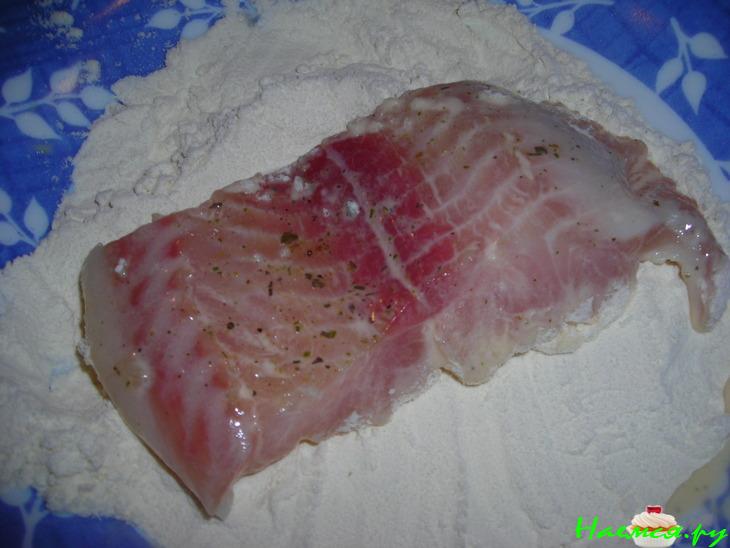 Морской язык обжаренный в кляре