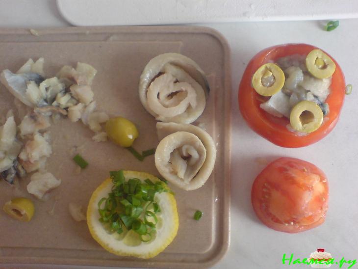 Минтайно-селедочный обед