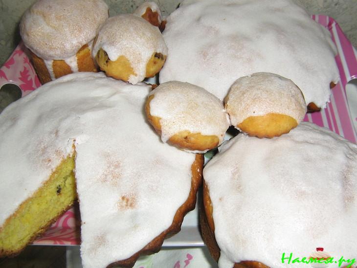 Мои 2 варианта куличей