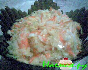 Салат из кольраби, моркови и яблок