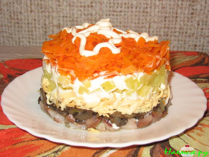 Салат "Лисья шуба"